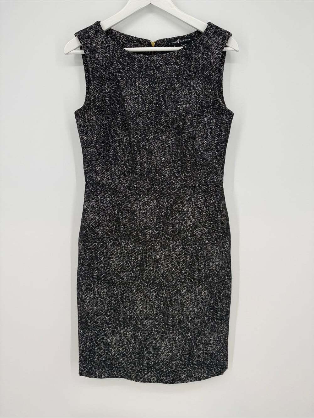 Nora Gardner Sleeveless Black & Gray Sheath Dress Size 4